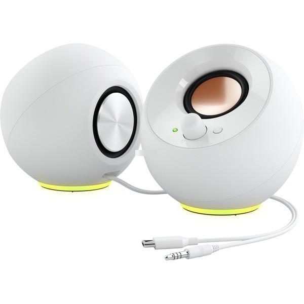 Озвучителна система Creative Pebble SE , 4.4W RMS, жак, USB,бял