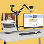 Monitor stand for streaming, 4 arms, HAMA-04663