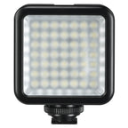 Hama 49 BD LED Light, for additional lighting of camera and smartphone recordings, Black