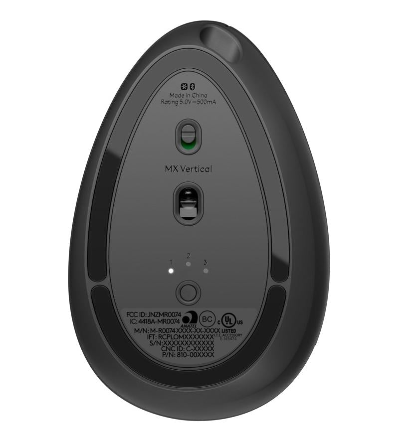 Безжична оптична мишка LOGITECH MX Vertical Advanced Ergonomic