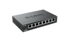 D-Link DES-108/E Switch, 8-Port 10/100, Metal Casing