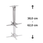 HAMA Projector Ceiling Mount, 8 kg, Silver