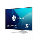 EIZO FlexScan EV3240X Monitor - 32" 4K IPS, HDMI, DisplayPort, USB-C, White