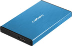 Чекмедже за твърд диск 2,5’’, Natec Rhino Go, USB 3.0, син