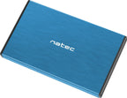 Чекмедже за твърд диск 2,5’’, Natec Rhino Go, USB 3.0, син