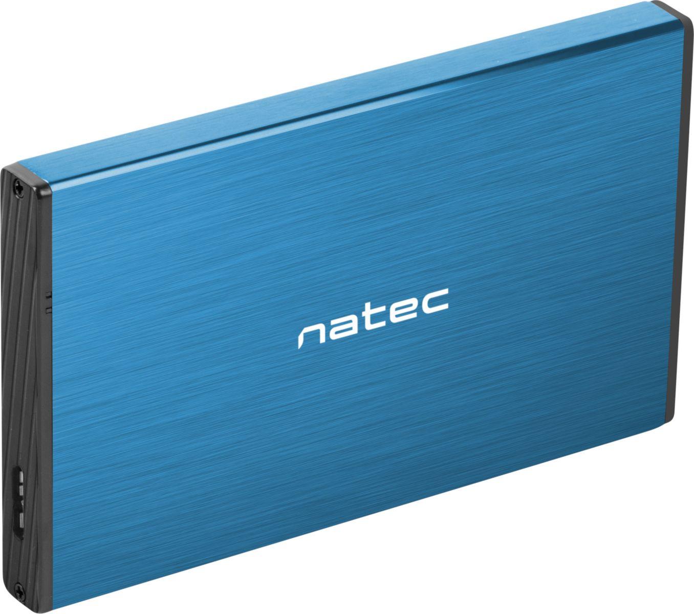 Чекмедже за твърд диск 2,5’’, Natec Rhino Go, USB 3.0, син