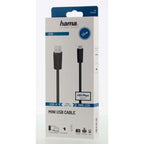 HAMA USB-A Male - USB-B mini Male Cable, 1.5 m