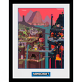 GBEYE MINECRAFT - Framed print "World" (30x40)
