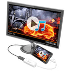 j5create JUA165C Video Adapter, For Android, USB-C/USB-B Male - HDMI Female, White