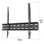Wall Mount for TV, FIX, Black, 600x400, 190 cm (75"), 220813