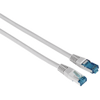 Network Patch Cable HAMA F/UTP, CAT 6, RJ-45 - RJ-45, 1Gbit/s, 1.5 m, Grey, Bulk