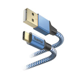HAMA Reflective Cable, USB-C Male - USB-A Male, 1.5m, 201558