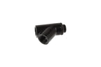 Alphacool Eiszapfen Y-connector, Revolvable, 45°, G1/4 male to 2 x G1/4 female thread, Matte Black