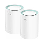 Cudy M1300 Wireless Router, 2-pack, AC1200 Dual Band, 2.4/5 GHz, 300 - 867 Mbps