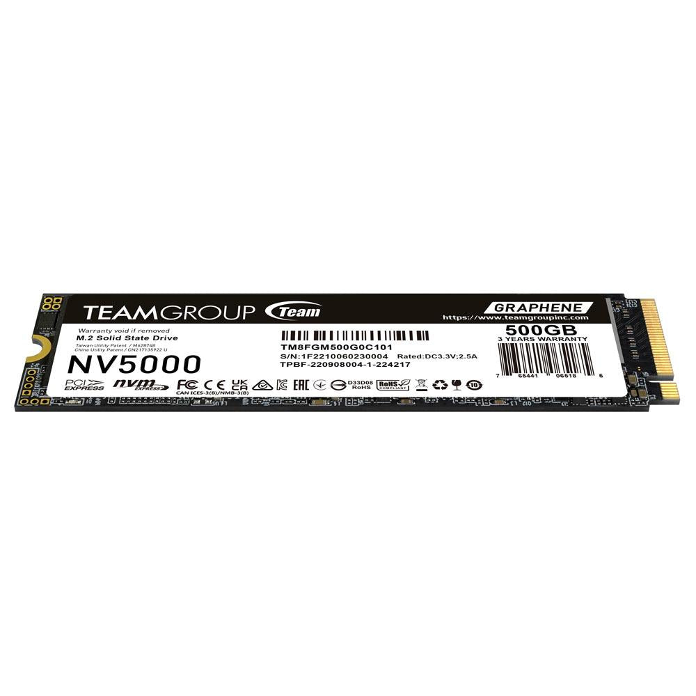SSD Team Group NV500, M.2 2280 NVMe, 500GB, PCI-e 4.0 x4