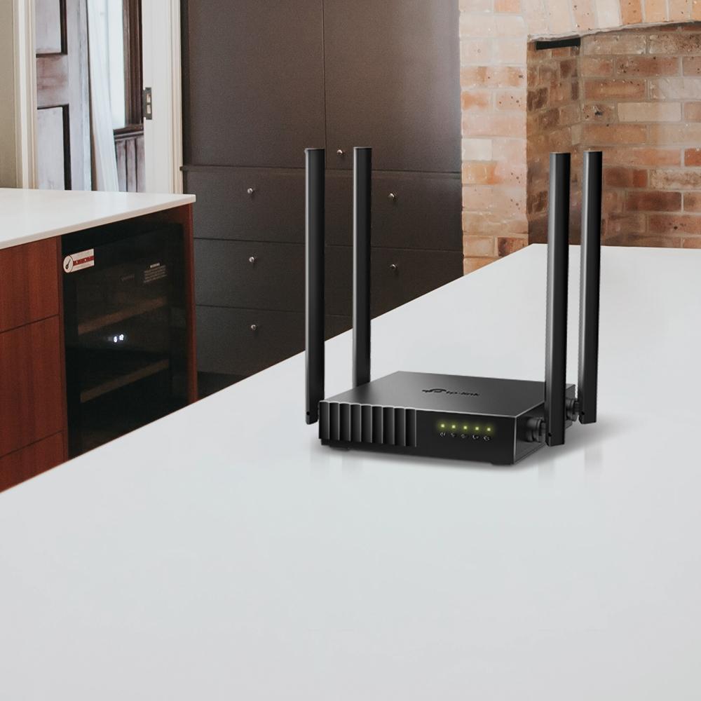 Безжичен рутер TP-Link Archer C54 AC1200, 2.4/5 GHz, 300 - 867 Mbps, 10/100/