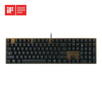 CHERRY KC 200MX Red Mechanical Keyboard, Slim, Black