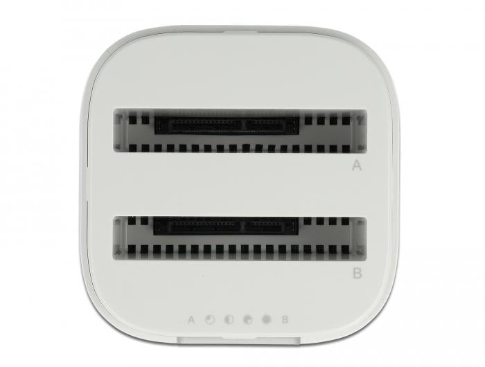 Станция Delock USB-C, За 2 x 2.5″ SATA HDD / SSD, Клониране