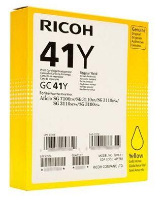 Мастило гел RICOH GC41Y 2200 копия Yellow