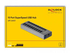 USB hub 10 ports, DELOCK-63670