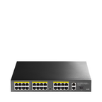 Cudy FS1026PS1 Switch, 24 x 10/100 PoE+ Switch 2 x Gigabit ports, 1 x SFP Slot