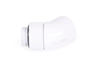 Alphacool Eiszapfen 45° Angled Adapter, G1/4 Male to G1/4 Female, White
