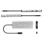 5-Port j5create JCD401 USB4 Dual 4K Multi-port USB-C Hub, 4K HDMI