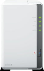 Synology DS223j Network Storage, For 2 drives, Realtek RTD1619B 4-core 1.7GHz, 1 GB