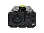 GREEN CELL Inverter, 12/220V, DC/AC, 500W/1000W INVGC12P500LCD LCD, Pure Sine Wave