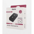 USB Hub, 7-Port, with Power Supply, HAMA-200123
