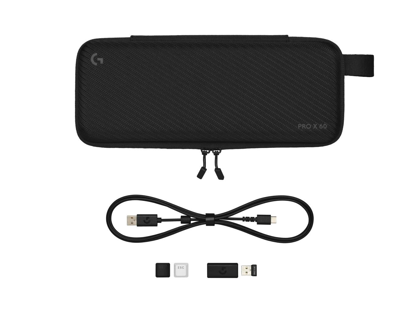 Геймърска клавиатура Logitech Pro X 60 Tactile White