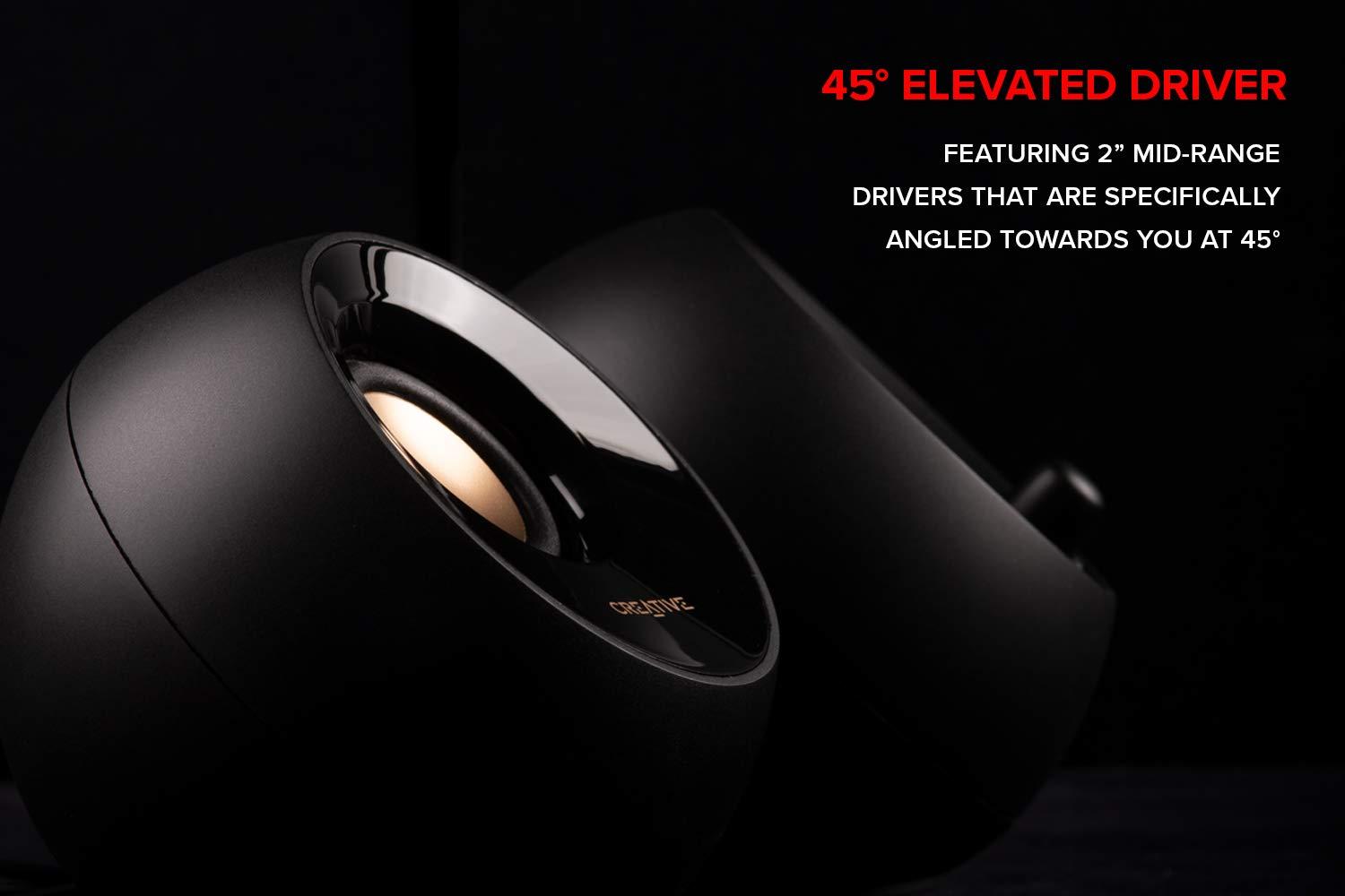 Озвучителна система Creative PEBBLE Plus 2.1, USB,8W