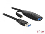 DeLock Extension Cable, Active, USB-A Male - USB-A Female, USB 3.0, 10 m