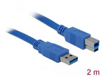 Delock USB-A to USB-B cable, 2m