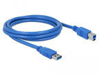 Delock USB-A to USB-B cable, 2m
