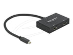 Delock Splitter mini Display Port 1.2 male to 2 x Display Port 4K female
