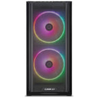 Кутия Lian-Li LANCOOL 216, RGB, Mid-Tower, Tempered Glass, Черна
