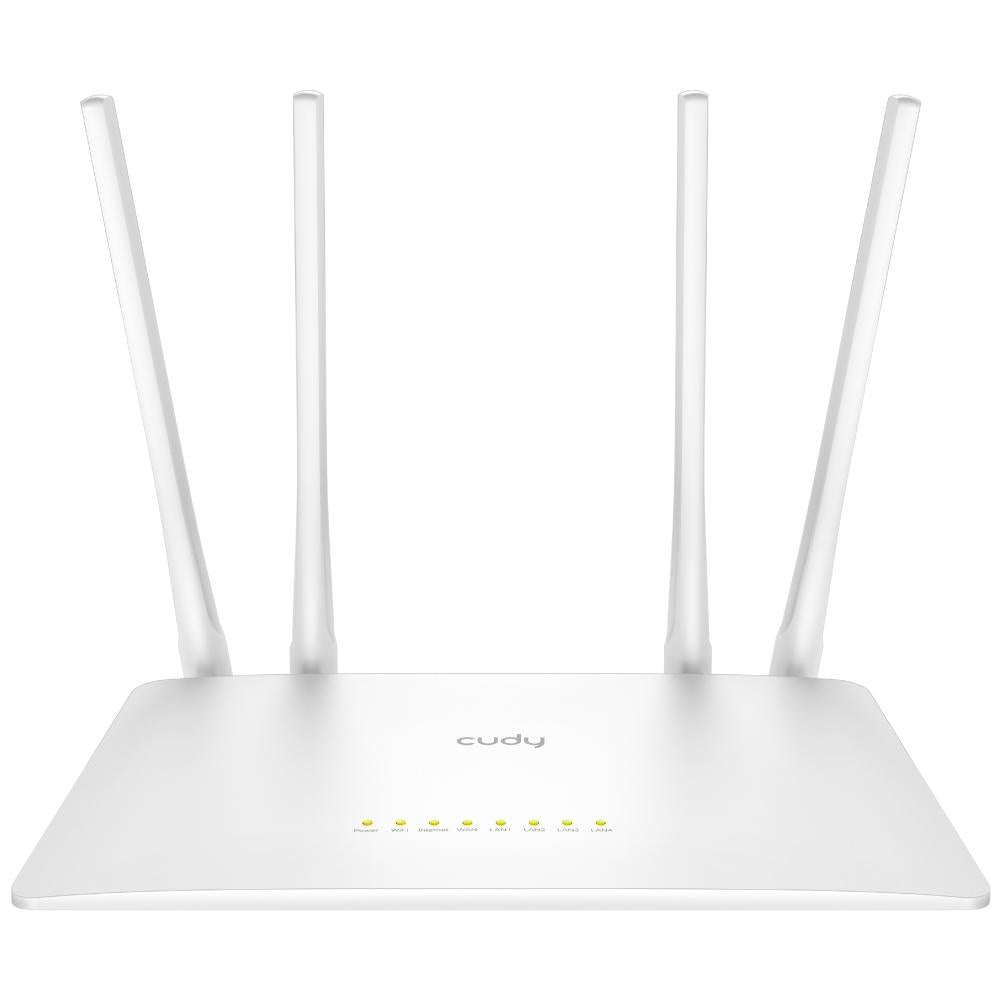 Безжичен рутер Cudy WR1200, V2.0, 2.4/5 GHz, 300 - 867 Mbps, 10/100/