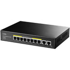 Cudy GS1010PE Switch, 8-Port, 10/100/1000, PoE 120W, 2 x Uplink Ports