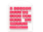 Ducky Pink 31-Keycap Set Rubber Backlit Double-Shot US Layout Mechanical Keyboard Keycaps