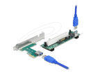 Delock Riser Card PCI Express Card x1 to 1 x PCI 32 Bit Slot with 60 cm cable