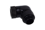Alphacool Eiszapfen Angled Adapter, 90°, G1/4" Male to G1/4" Female Thread, Matt Black