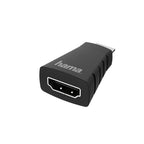 HAMA 200347 Adapter, Mini-HDMI Male - HDMI Female, Ultra-HD, 4K, Black