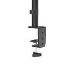 HAMA Adjustable Desk Mount for 2 Monitors, 13" - 32", 8 kg, Swivel/Tilt, Black