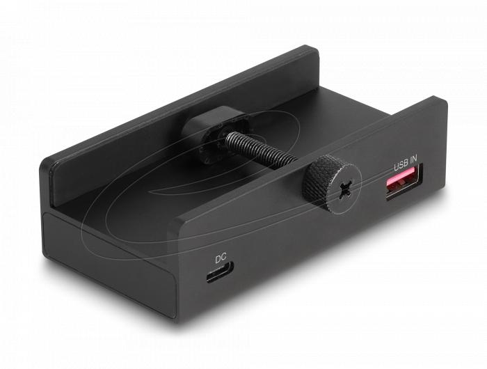 Delock USB Хъб, 4 порта, 5 Gbps, 2 x USB-A, 2 x USB-C