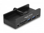 External USB Hub, 3-Port, 5 Gbps, 2 x USB-A, 1 x USB-C, 2-Slot Card Reader