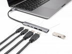 Delock Hub USB-C, 4 ports, 1 x USB-A 10 Gbps, 2 x USB-A, 1 x USB-C, USB-C PD 95 W