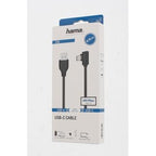 HAMA USB-C male to USB A cable, 90°, 0.75 m, USB 2.0, 480Mbit/s, Black