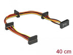 Delock Power SATA Cable > 4 x SATA 15 Pin, 40cm