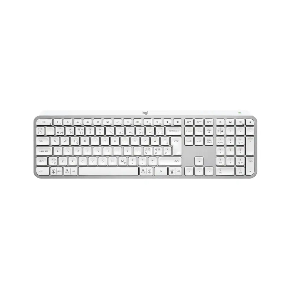 Безжична клавиатура Logitech MX keys S Illuminated, Pale gray